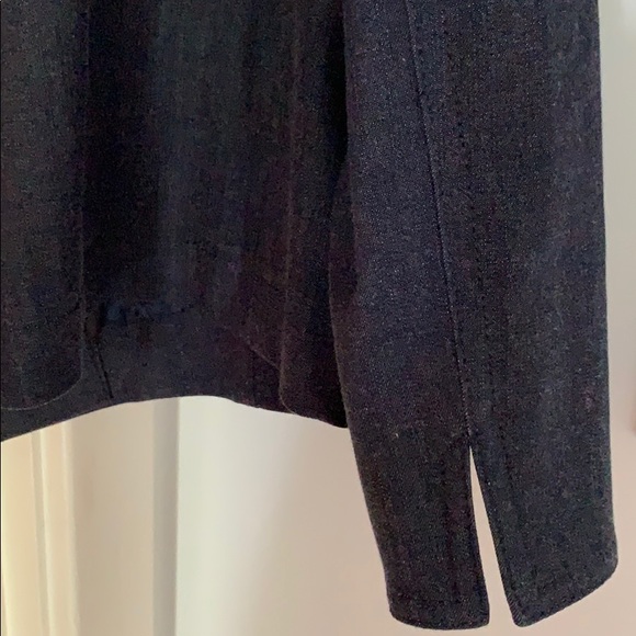 Akris Punto Chambray 3/4 Sleeve, Swing Back Jacket - Picture 5 of 6